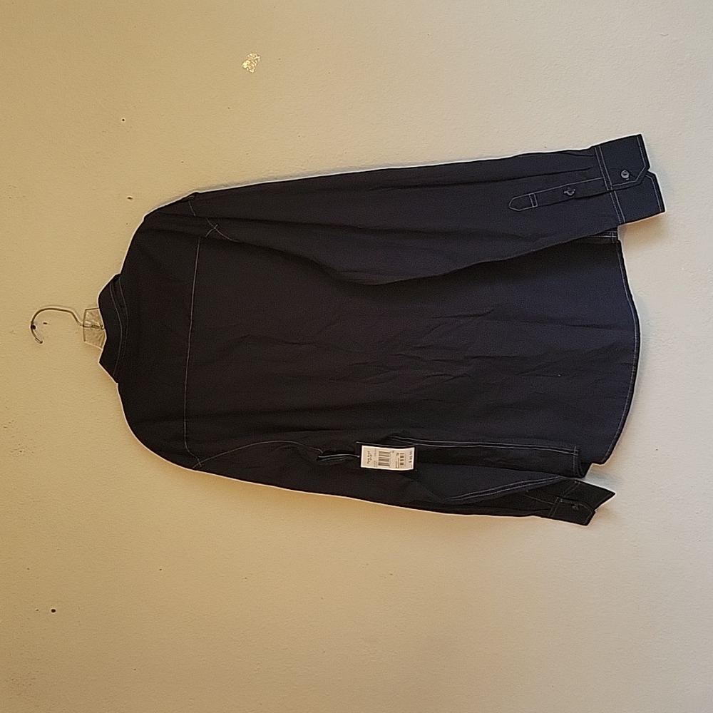 NEW MARC Ecko buttons down long sleeves shirt size XL Color dark  navy - Picture 9 of 16